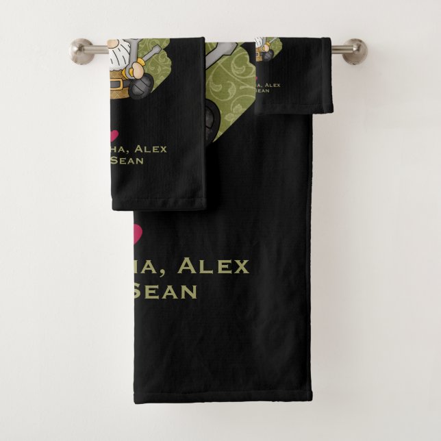 Adorable Handyman & Carpenter Garden Gnome (In situ)