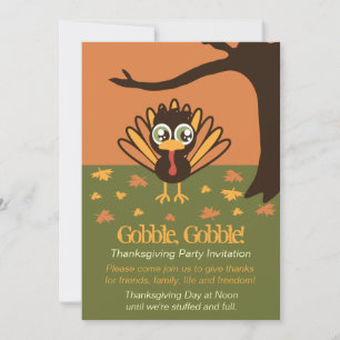 Adorable invitación a dar gracias a Turquía