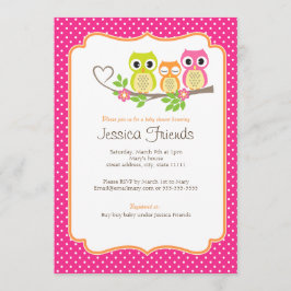 adorable invitación para una ducha de bebé