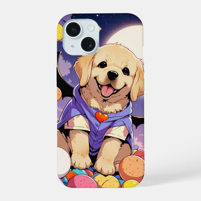 Adorable Labrador Retriever con dulces de Hallowee (Reverso )