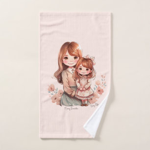 Adorable mamá y yegua