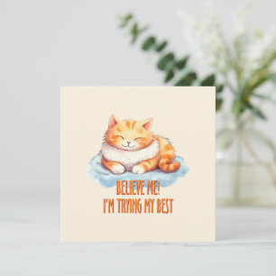 Adorable Naranja Tabby Cat- Estoy probando lo mejo