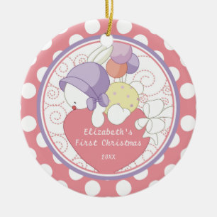 Adorable Ornamento de Navidad para el Primer Cumpl