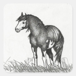 Adorable Paint Horse Pegatinas