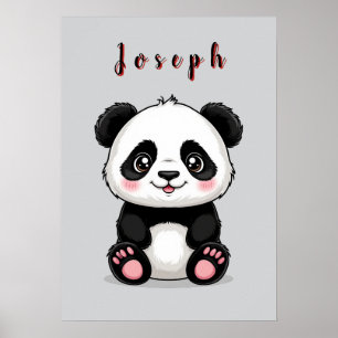 Adorable Panda de Dibujos Animados 🐼✨ Decoración