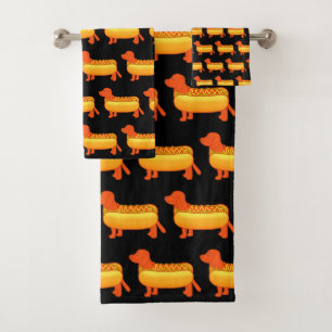 Adorable perro caliente de Dachshund