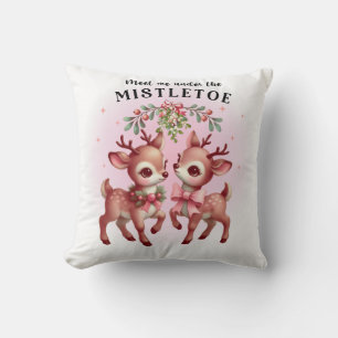 Adorable regalo de Cojín decorativo de renos de Na