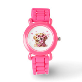 Adorable reloj de niños con recuperador de oro