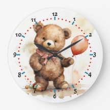 Adorable reloj de oso lindo para los niños