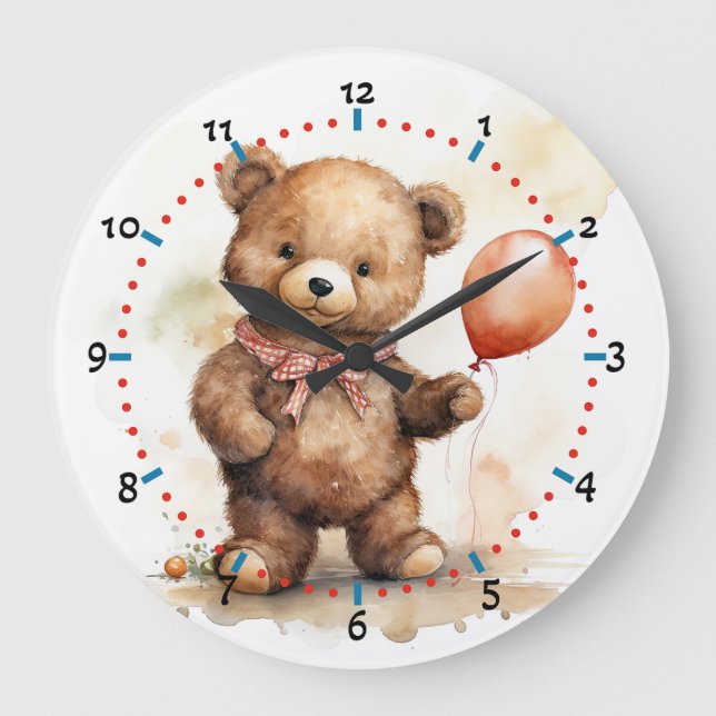 Adorable reloj de oso lindo para los niños (Anverso)
