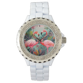 Adorable reloj femenino Diamante de imitación de f