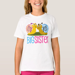 Adorable Snail Big Sister Girls' Spaghetti Top
