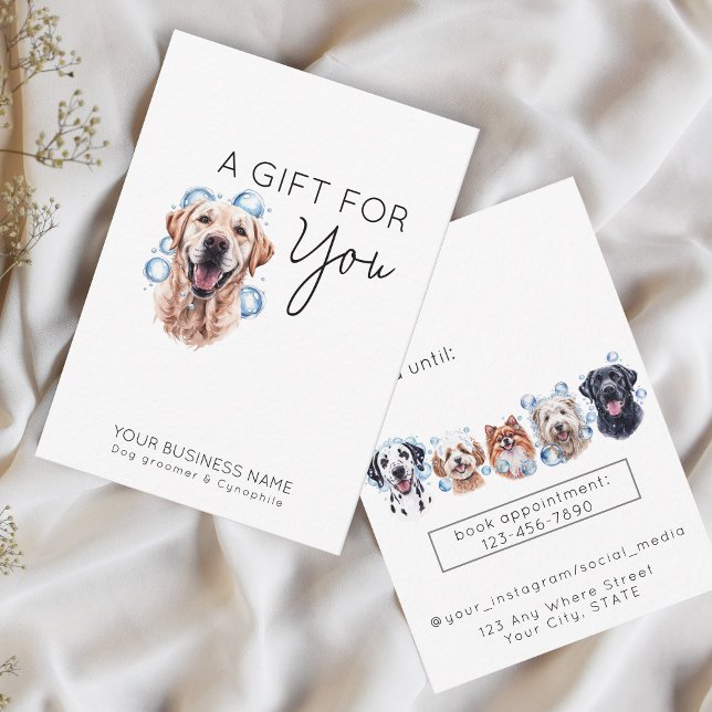 Adorable tarjeta de regalo para mascotas recuperad (Subido por el creador)