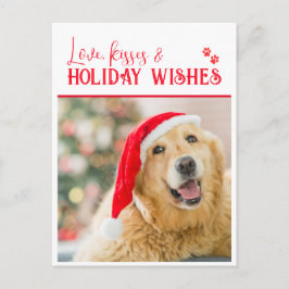 Adorable tarjeta de vacaciones de perro - Amor, Be