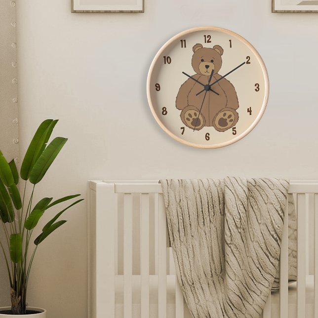Adorable Teddy Bear Gran Reloj (Subido por el creador)