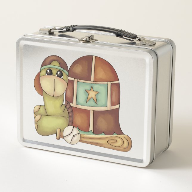 Adorable Tommy Turtle Acero Inoxidable Lunch Box (Anverso)