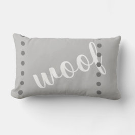 adorables amantes de los perros citan almohada gri