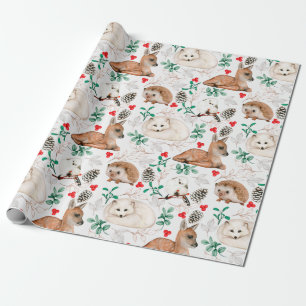 Adorables Criteros Forestales Envolver Papel