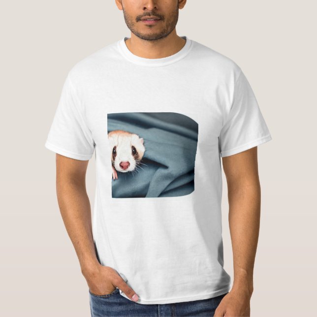 "Adorables diseños de camisetas de ferret - Whimsi (Anverso)
