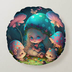 Adorables elfos lindos juegan debajo de almohadas 