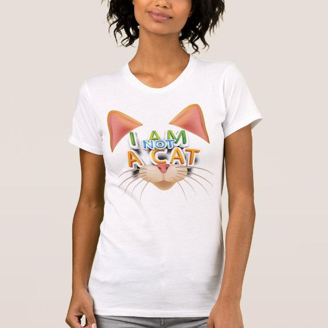 Adorables Gracioso No Soy Una Camiseta De Cita De  (Anverso)