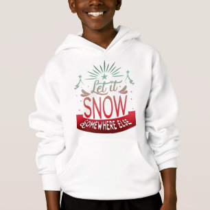 Adorables Graciosos Dejen Que Nieva En Otro Lugar