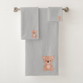 Adorables muñecas de muñeca rosa grises