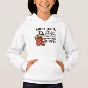 Adorables Navidades Santa Y Hot Cocoa Funny Hood