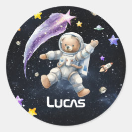 Adorables Pegatinas de Fiestas galácticos personal