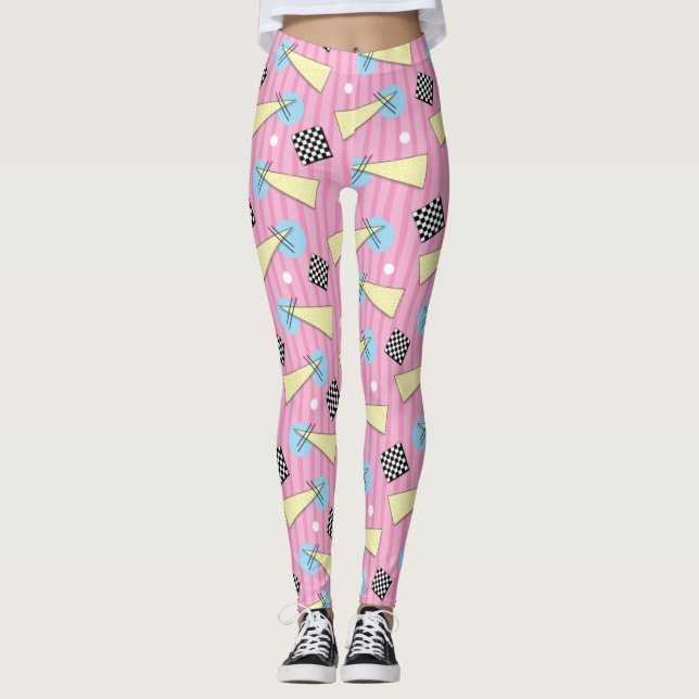 Adorables Sintonismo/Vaporwave Estilo Yoga Legging (Anverso)