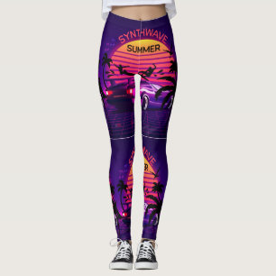 Adorables Sintonismo/Vaporwave Estilo Yoga Legging