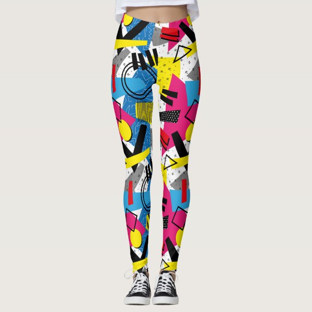 Adorables Sintonismo/Vaporwave Estilo Yoga Legging (Anverso)