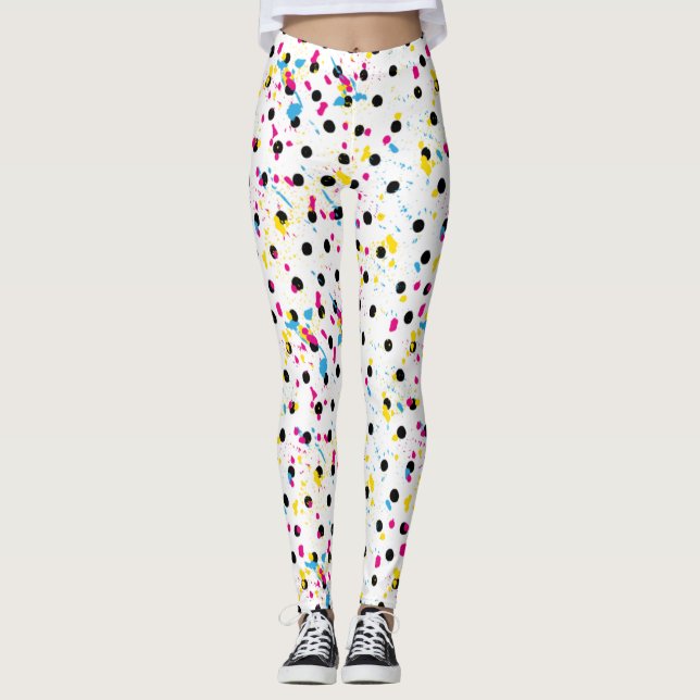 Adorables Sintonismo/Vaporwave Estilo Yoga Legging (Anverso)