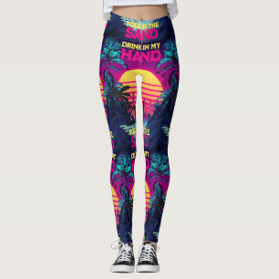 Adorables Sintonismo/Vaporwave Estilo Yoga Legging