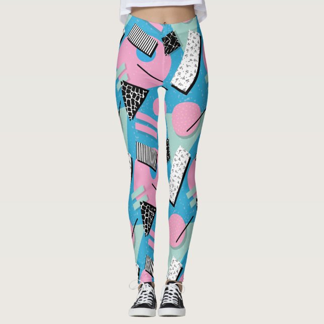 Adorables Sintonismo/Vaporwave Estilo Yoga Legging (Anverso)