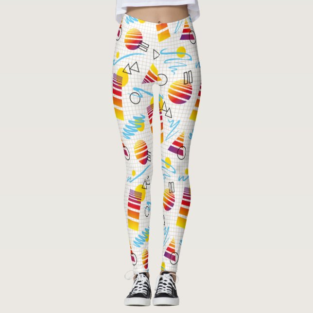 Adorables Sintonismo/Vaporwave Estilo Yoga Legging (Anverso)