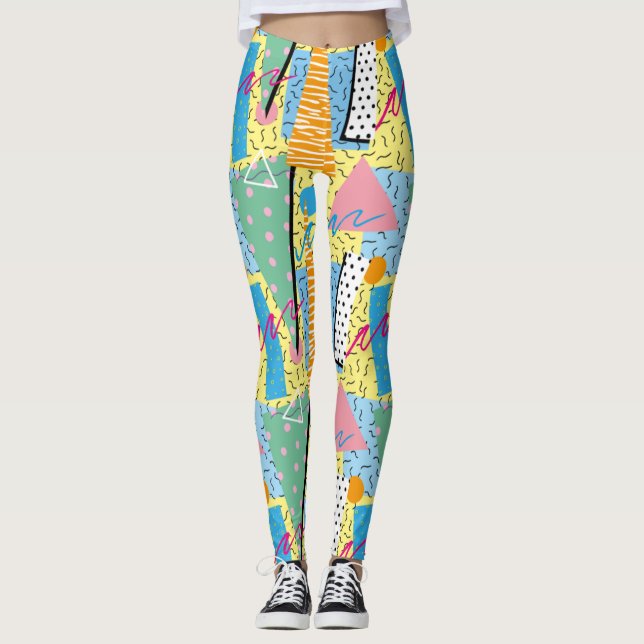 Adorables Sintonismo/Vaporwave Estilo Yoga Legging (Anverso)