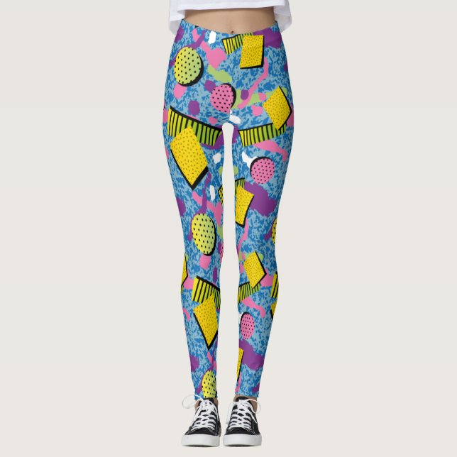 Adorables Sintonismo/Vaporwave Estilo Yoga Legging (Anverso)