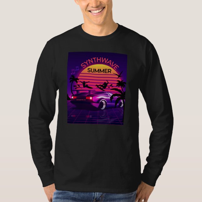 Adorables Synthwave Vaporwave Retro Camiseta 80 (Anverso)