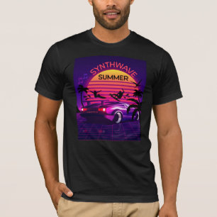 Adorables Synthwave Vaporwave Retro Camiseta 80