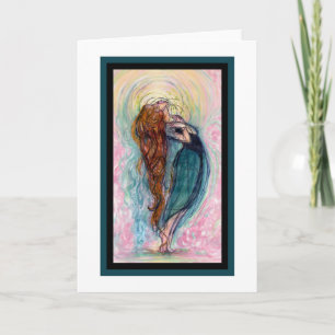"Adoración Chica". Tarjeta de felicitación