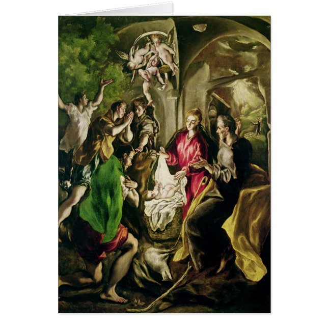 Adoración de los pastores, 1603-05 (Frente)