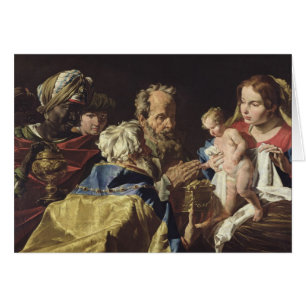 Adoración de unos de los reyes magos