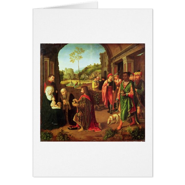 Adoración de unos de los reyes magos (Frente)