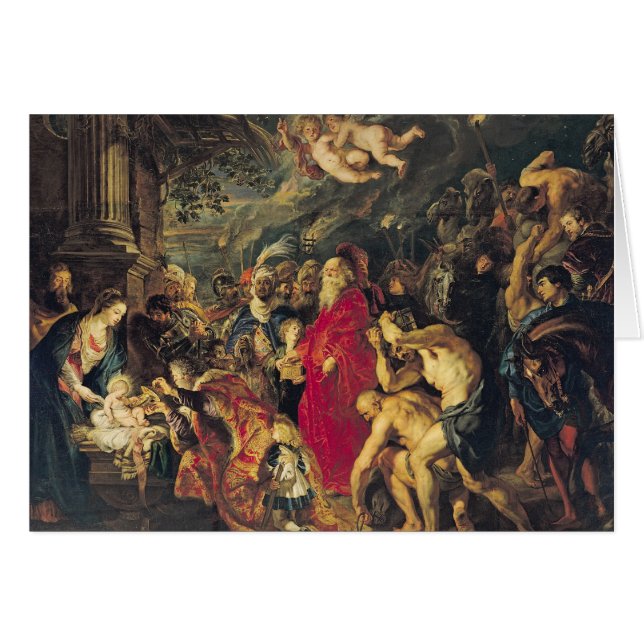 Adoración de unos de los reyes magos, 1610 (Anverso (Horizontal))