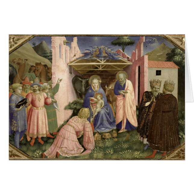 Adoración de unos de los reyes magos, de la (Anverso (Horizontal))