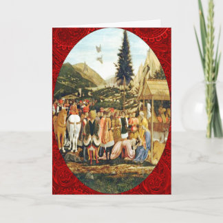 Adoración del navidad sagrado del arte de unos de