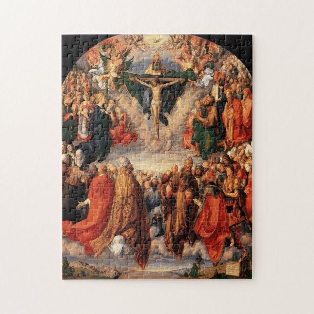 Adoración del rompecabezas de la Santísima Trinida (Vertical)