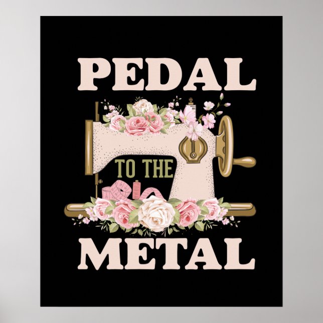 adoradores de la costura linda palabra arte Poster (Frente)