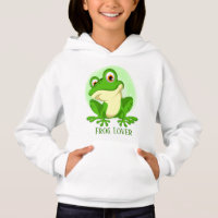 adoradores de ranas lindas añaden nombre a Hoodie